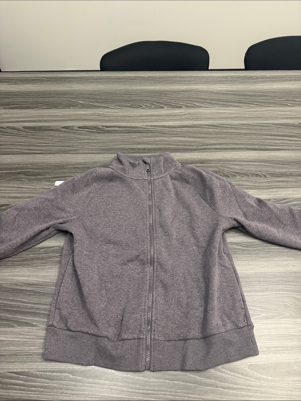 Mondetta Heathered Purple Full-Zip Jacket